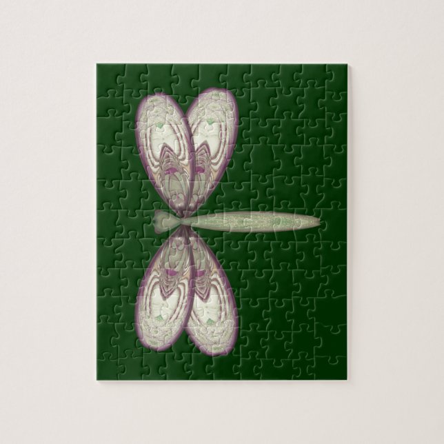 Puzzle Dragonfly Rosy Nouveau (Vertical)