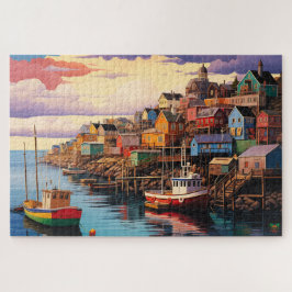 Puzzle Drama 🌅 Dockside: Ciudad costera