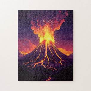 Puzzle Dramática erupción volcánica