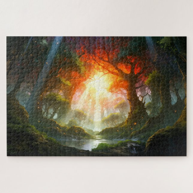 Puzzle Dream Fairy Forest - Fantasía Art (Horizontal)