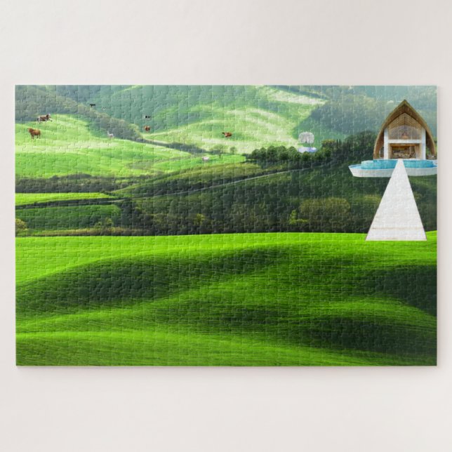Puzzle Dream Home in the Rolling Hills (Horizontal)