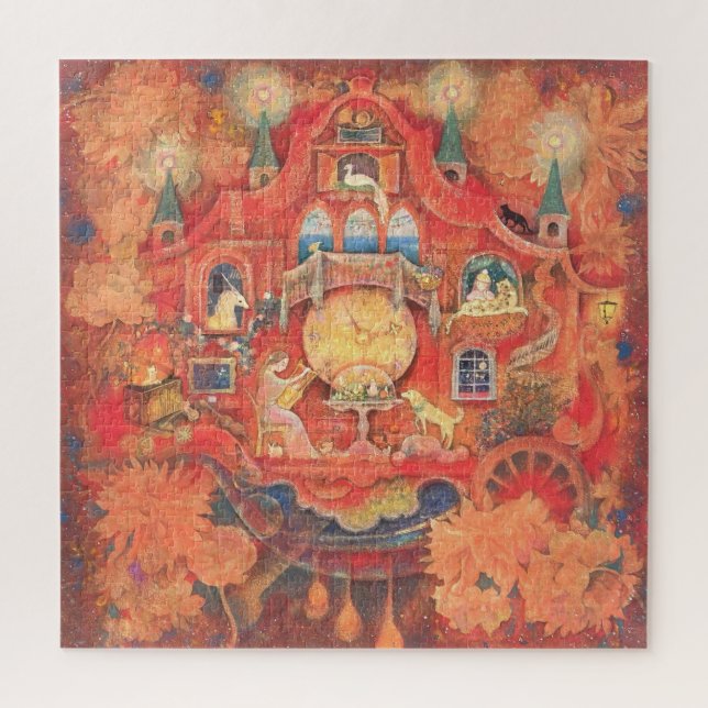 Puzzle Dreaming Clock: The Automaton of Memories (Vertical)