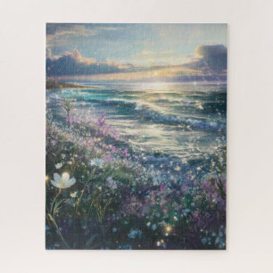 Puzzle Dreamscape Meadow: Flores silvestres junto al romp
