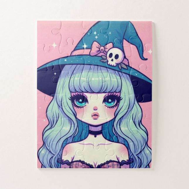 Puzzle Dreamy Pastel Witch (Vertical)