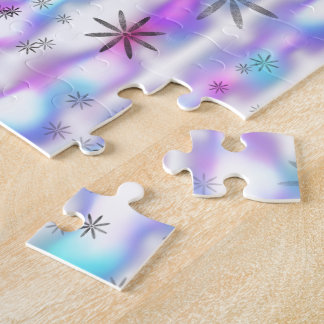 Puzzle Dreamy Starburst Waves Pattern