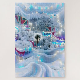 Puzzle Dreamy Winter Wonderland Lights