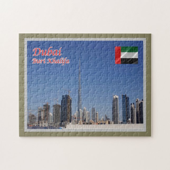 Puzzle Dubai - Burj Khalifa - El rascacielos más alto - (Horizontal)