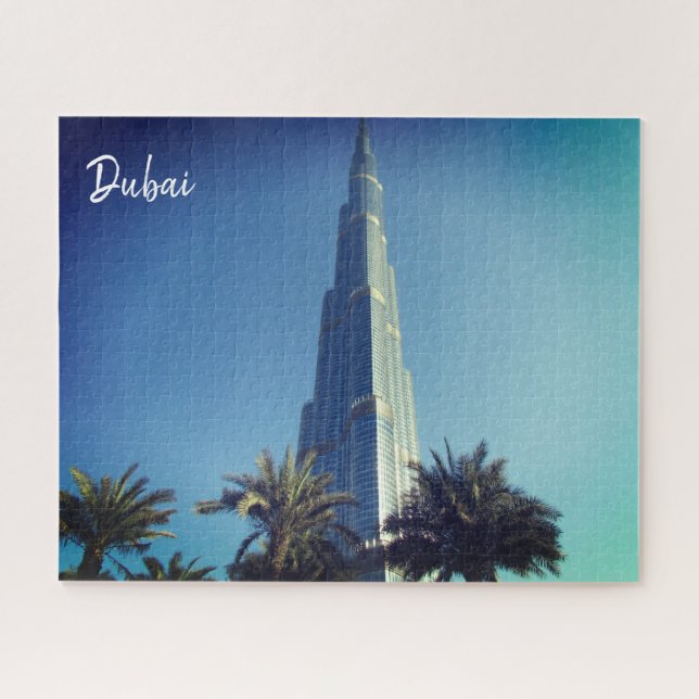 Puzzle dubai burj khalifa palms (Horizontal)