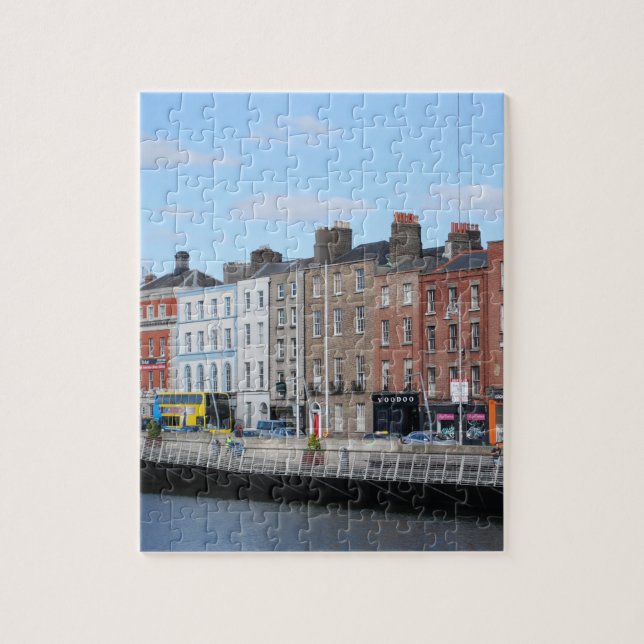 Puzzle Dublin City en el Liffey (Vertical)