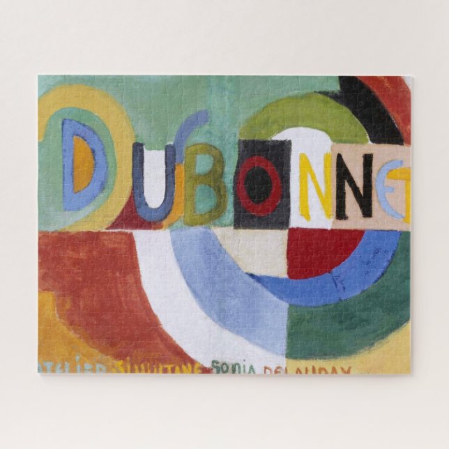 Puzzle Dubonnet | Sonia Delaunay | (Horizontal)
