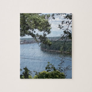 Puzzle Dubuque Iowa del río Misisipi