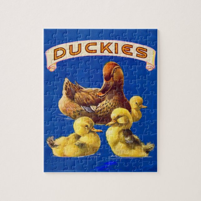 Puzzle Duckies de los años 1930 (Vertical)