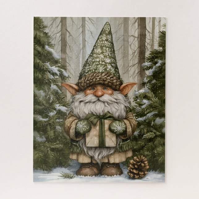 Puzzle Duende que regala (Vertical)