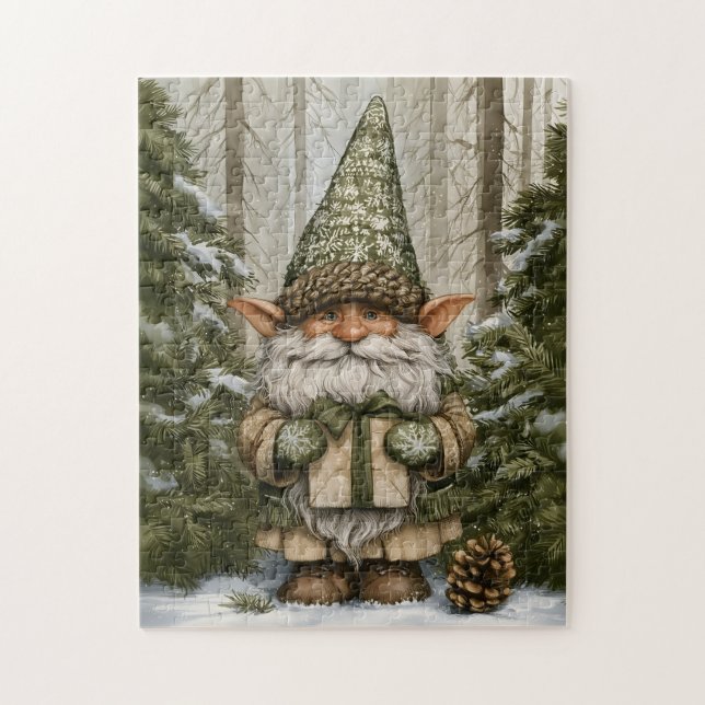 Puzzle Duende que regala (Vertical)