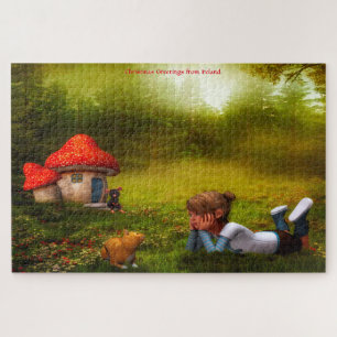 Puzzle Duendes donde vive la gente pequeña Irlanda J