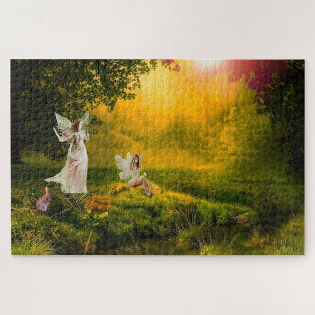 Puzzle Duendes o donde vive la gente pequeña. (Horizontal)
