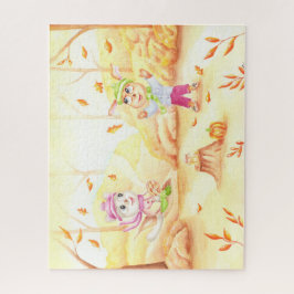 Puzzle Dulce paseo otoñal por el bosque