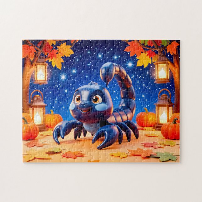 Puzzle Dulce Personaje 3D de Escorpio del Zodiaco (Horizontal)