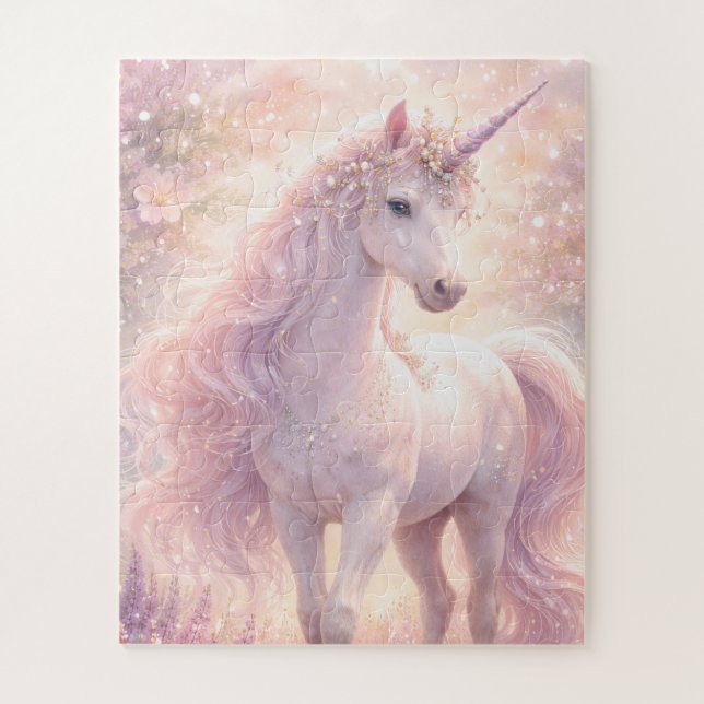 Puzzle Dulce Unicornio Pastel Caprichoso (Vertical)