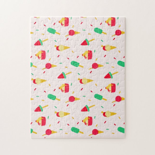 Puzzle Dulce verano Diversión Arcoiris helado Rociadores (Vertical)