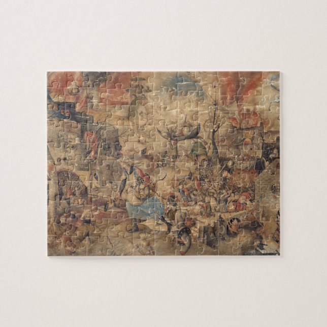 Puzzle Dulle Griet (Mad Meg) por Pieter Bruegel (Horizontal)