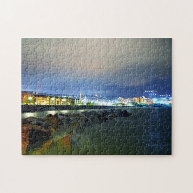 Puzzle Duluth Minnesota, Canal Park, Lago Superior (Horizontal)