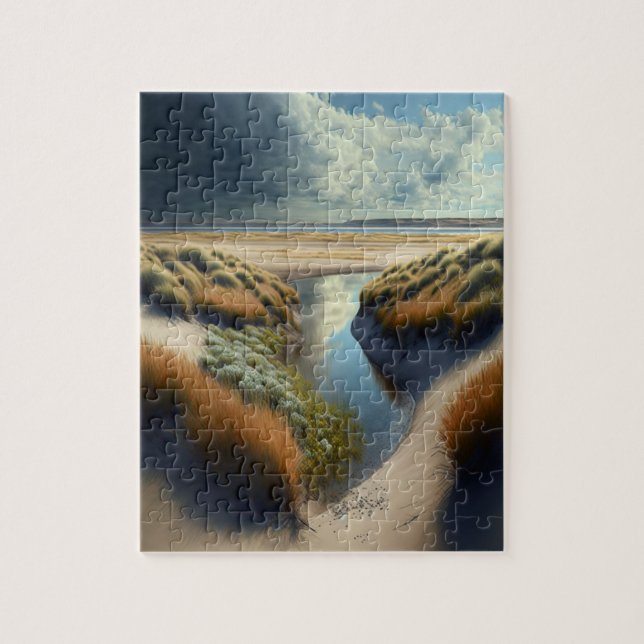 Puzzle Dunas Costeras Holandesas (Vertical)
