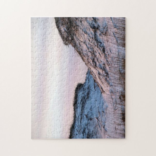 Puzzle Dunas de arena en el atardecer en una (Vertical)