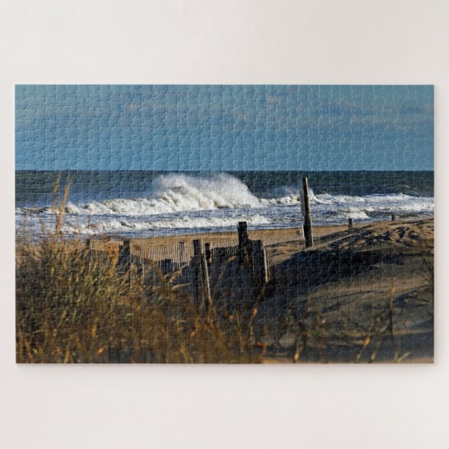 Puzzle Dunas y olas de la isla de Fenwick (Horizontal)