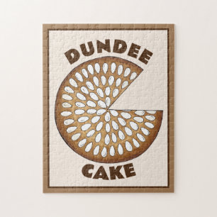 Puzzle Dundee Cake Scotland Gastronomic Cake Cake