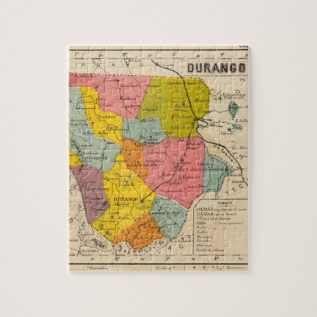 Puzzle Durango, México (Vertical)