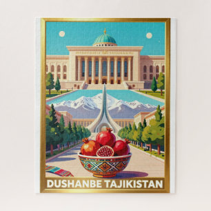 Puzzle Dushanbe Tayikistán Viaje por Montañas