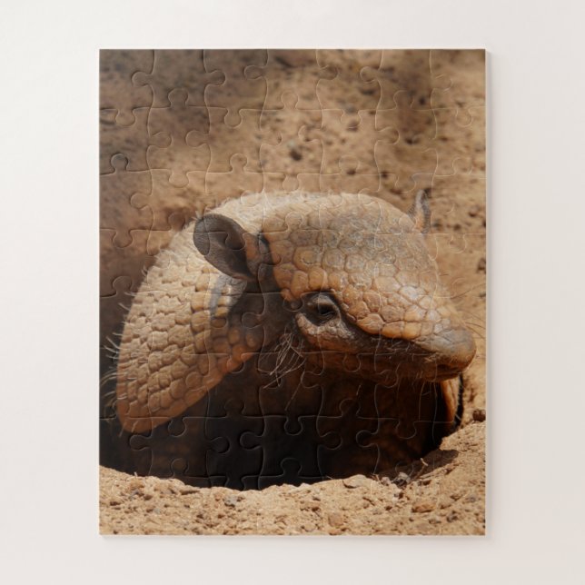 Puzzle Dwarf Armadillo diciendo hola (Vertical)