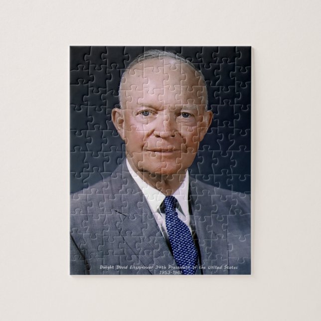 Puzzle Dwight D. Eisenhower 34º Presidente (Vertical)