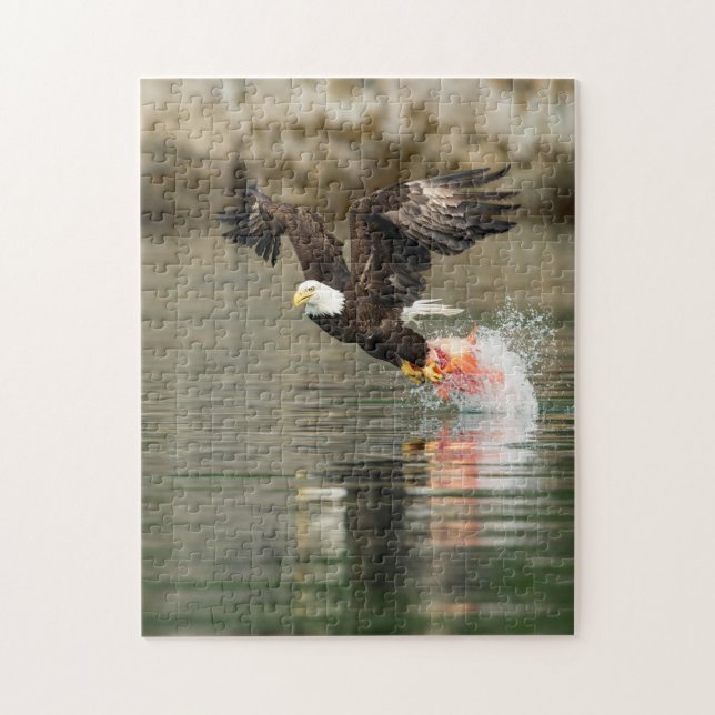 Puzzle Eagle calvo explosivo (Vertical)