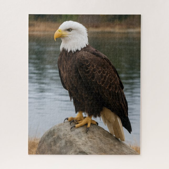 Puzzle Eagle of the Quiet Shores (Vertical)