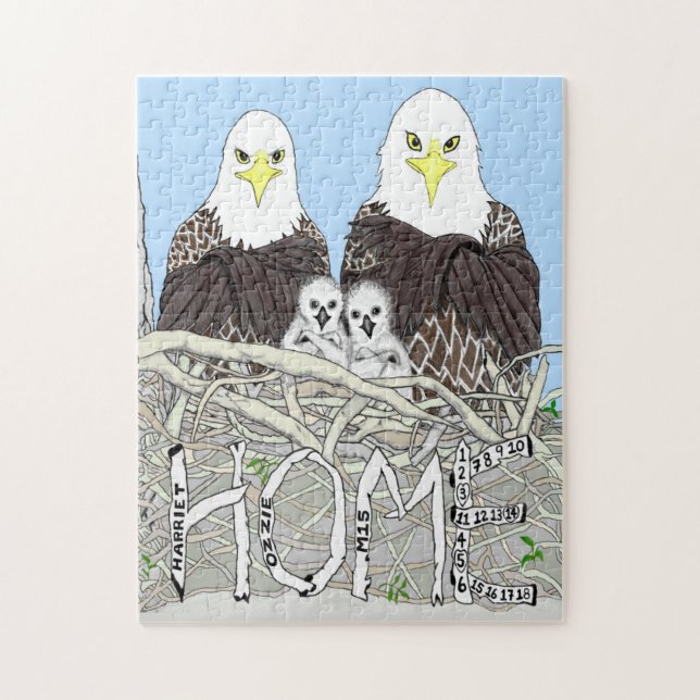Puzzle Eagles Harriet Ozzie M15 Es 17+18 FUERTE CASA (Vertical)