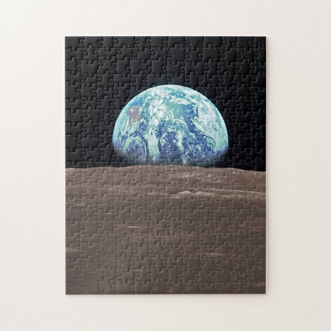 Puzzle Earthrise de la luna (Vertical)