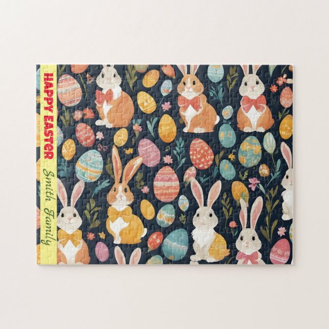 Puzzle Easter Boho Bunny Collection (Horizontal)