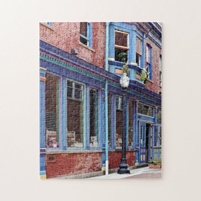 Puzzle Easton PA - Calle con puerta abierta (Vertical)