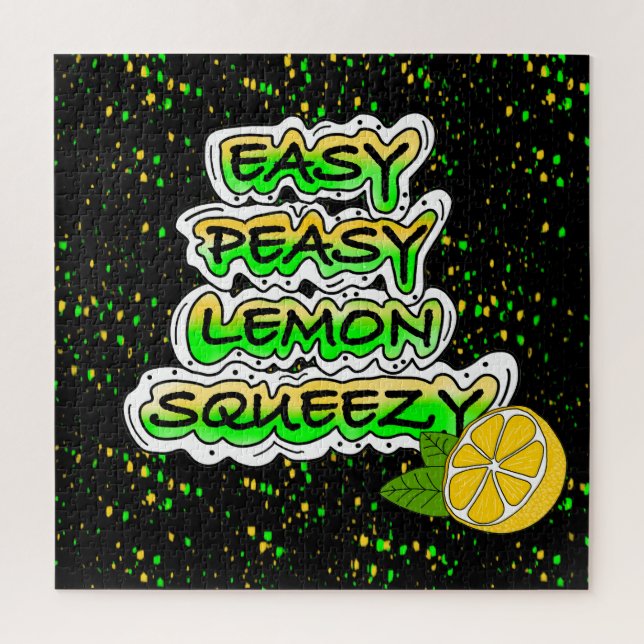 Puzzle Easy Peasy Lemon Squeezy  (Vertical)
