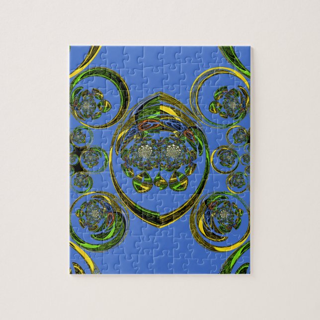 Puzzle Echa un vistazo a mis curvas azules (Vertical)