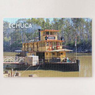 Puzzle Echuca: Antiguo martillo de ruedas, Australia