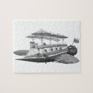 Puzzle Eclipse de barco Steampunk de ciencia ficción vint