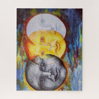 Puzzle Eclipse de luna de sol de arte original