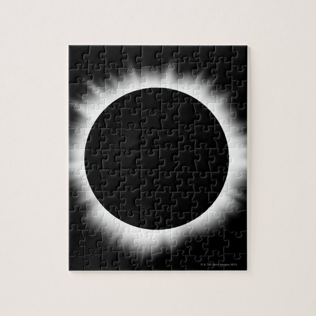 Puzzle Eclipse solar con Corona (Vertical)