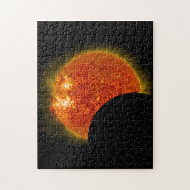 Puzzle Eclipse solar en curso (Vertical)