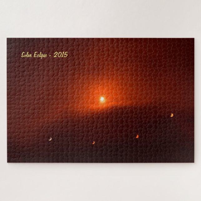 Puzzle Eclipse solar sobre Somerset, 2015. (Horizontal)