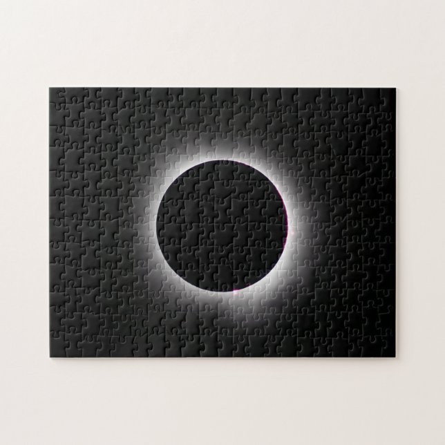 Puzzle Eclipse Total de Sol 8 de abril de 2024 (Horizontal)