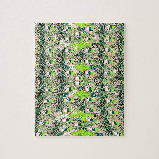 Puzzle Eco África Motif - Arte africano inspirado en la n (Vertical)